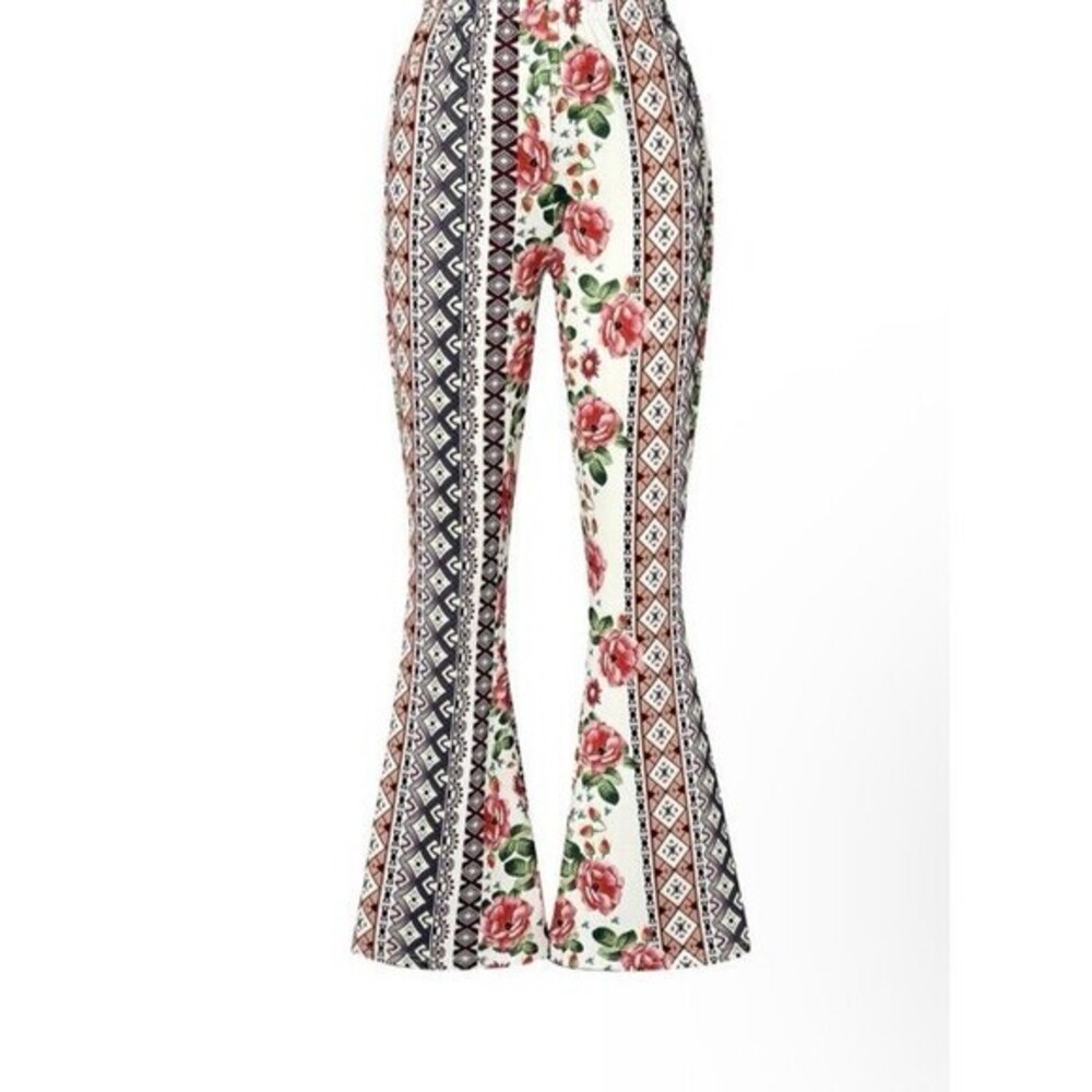 Forbidden Pants- Boho Flare Bell Bottom - 70s Style High Waist